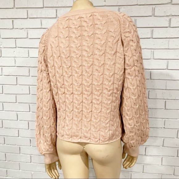 J. Crew Relaxed-Fit Cable-Knit Crewneck Sweater - Picture 7 of 10